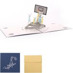 כרטיס ברכה פופ אפ כדורסל