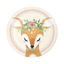 צלחות נייר קטנות במבי