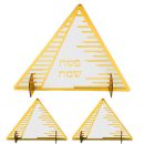 קישוט מרכז שולחן פירמידה - זהב