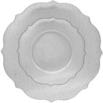 מארז צלחות אסיה כסף מנצנץ