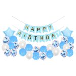 סט לקישוט חדר - תכלת