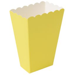 קופסאות פופקורן - צהוב