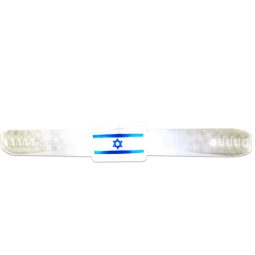 צמיד שקוף אורות דגל ישראל