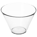 קערה עגולה שקופה קונוסית