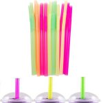 קשיות פלסטיק עבות למילקשייק