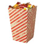 קופסאת פופקורן וחטיפים פסים - גדול