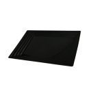 מגש מדורג מלבני שחור - בינוני