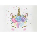 תמונה אכילה חד קרן פרחוני 1