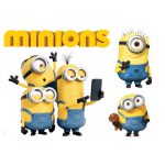 תמונה אכילה דמויות מיניונים לעוגה 1