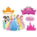 תמונה אכילה דמויות נסיכות דיסני לעוגה 1