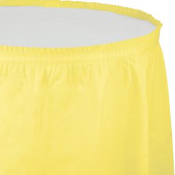 חצאית שולחן צהוב מימוסה