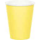 כוסות נייר חם/קר צהוב מימוסה