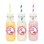 מדבקות עגולות לעיצוב שבת ורוד