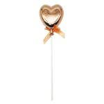 טופר לב רוז גולד מטאלי