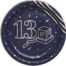 חבילת יום הולדת גיל 13 כחול 10 מוזמנים