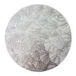 פלייסמנט לעיצוב שולחן מעוטר - כסף