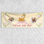 שלט יום הולדת בעיצוב אישי במבי 1