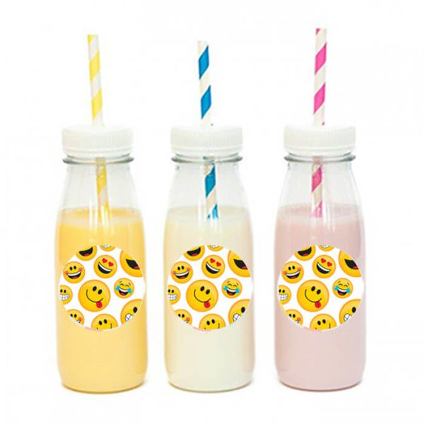 מדבקות עגולות לעיצוב אימוג'י 2