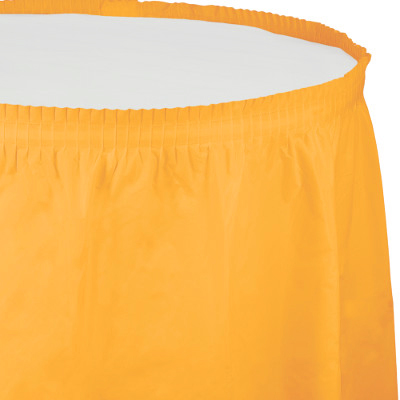 חצאית שולחן - צהוב