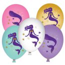 בלוני לטקס בת הים 5 יח