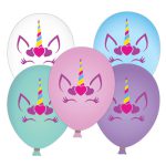 בלוני לטקס פסטל - חד קרן