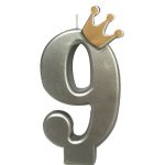 נר מספר 9 כתר כסוף