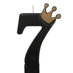 נר מספר 7 כתר שחור