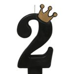 נר מספר 2 כתר שחור