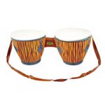 תופי בונגו עם רצועה מתנפחים