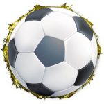 פיניאטה כדורגל - שחור לבן