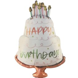 בלון הליום עוגת יום הולדת קומות