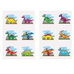 קעקועי ילדים דינוזאורים - מגוון