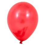 בלוני לטקס מטאלי אדום 50 יח'