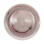 צלחות מטאור ורוד - בינוני