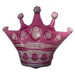 בלון הליום גדול כתר ורוד