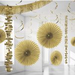 ערכה לקישוט החדר - זהב