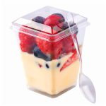 קינוחיות ואזה עם מכסה - גדול