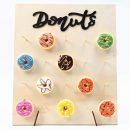 סטנד עץ גדול לדונאטס - מרובע