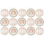 דף לקאפקייקס קשת בענן 1