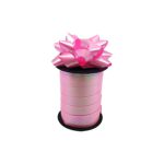 סרט קישוט + פרחים - ורוד