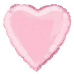 בלון הליום לב ורוד פסטל