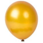 בלוני לטקס מטאלי זהב 50 יח'