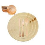 חבילת חד פעמי מתכלה עגול