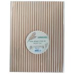 קשיות נייר בצבע טבעי 100 יח'