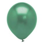 בלוני לטקס מטאלי ירוק בקבוק 50 יח'
