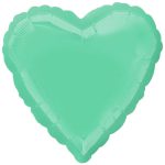 בלון הליום לב מנטה פסטל