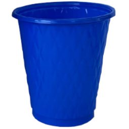 כוסות פלסטיק יהלום - כחול