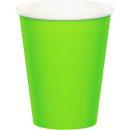 כוסות נייר חם/קר ירוק 10 יח'