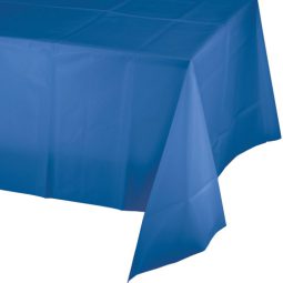 מפת שולחן פלסטיק - כחול אמיתי