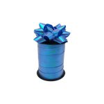 סרט קישוט + פרחים - כחול